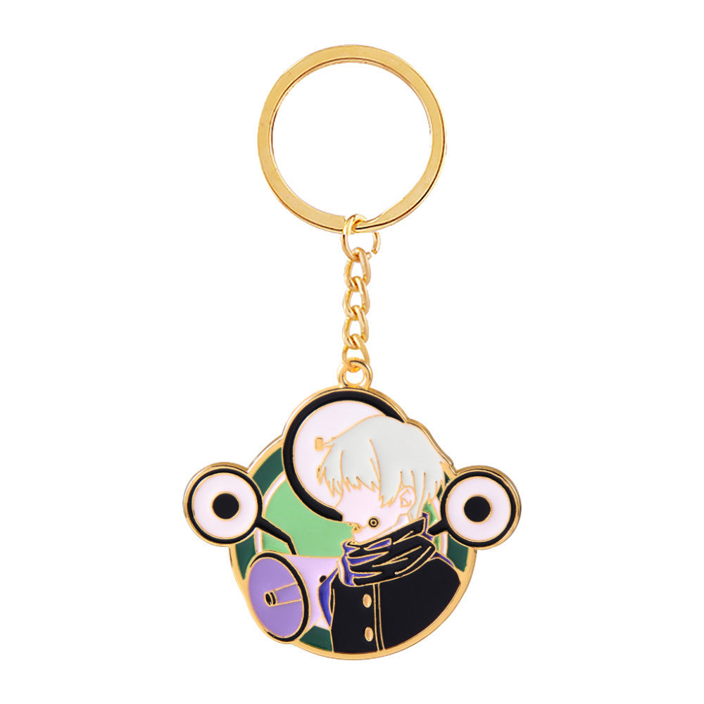 Cute Anime Gojo Keychain Brooch Pendant