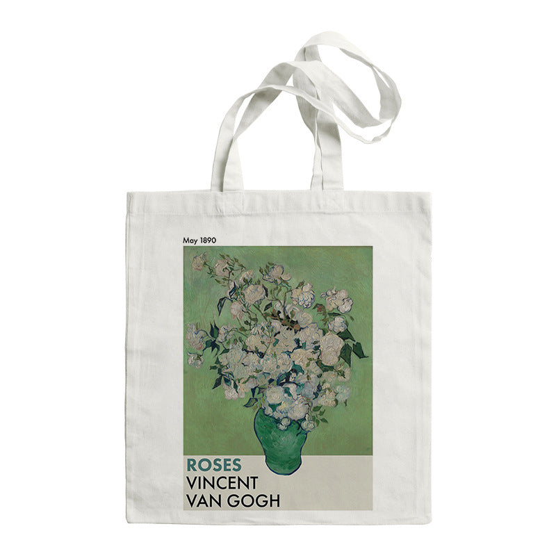 Van Gogh Oil Painting Canvas Shoulder Bag