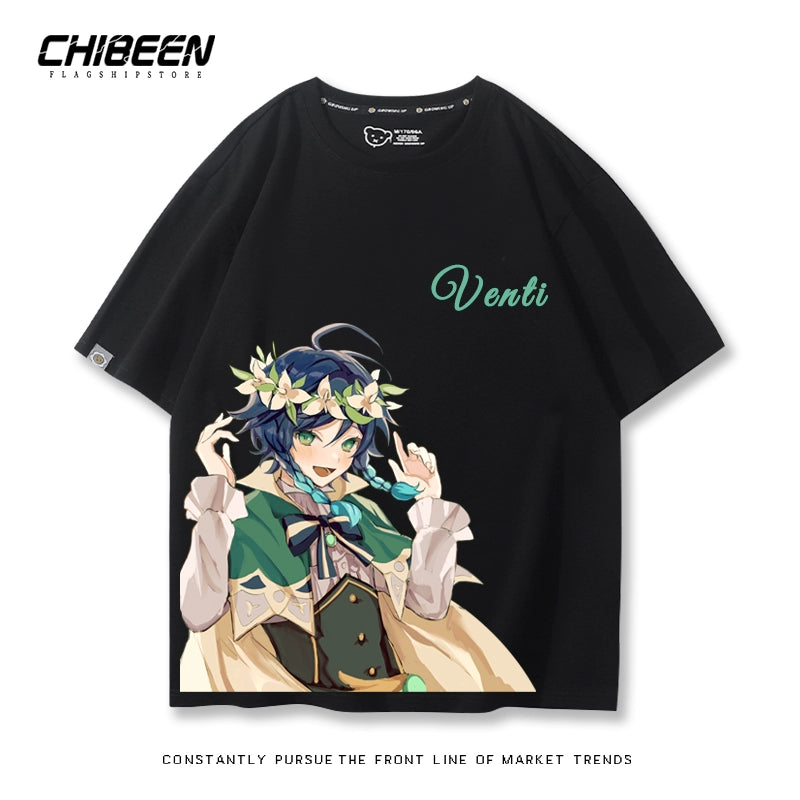 Game Venti Barbatos Short-sleeved T-shirt
