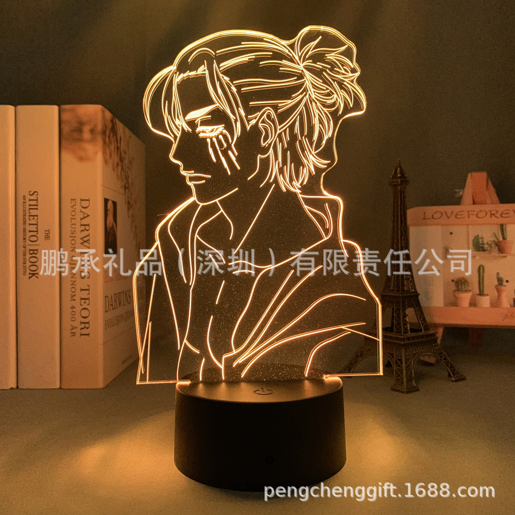 Colorful Anime Acrylic 3d Night Light