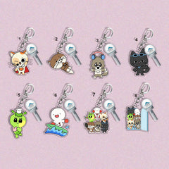 KPOP BBNEXDO Pendant Acrylic Keychain Set