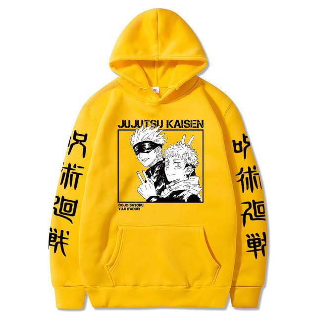 Unisex Anime Graphic Print Loose Hoodie