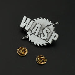 WASP Letter Brooch Pin