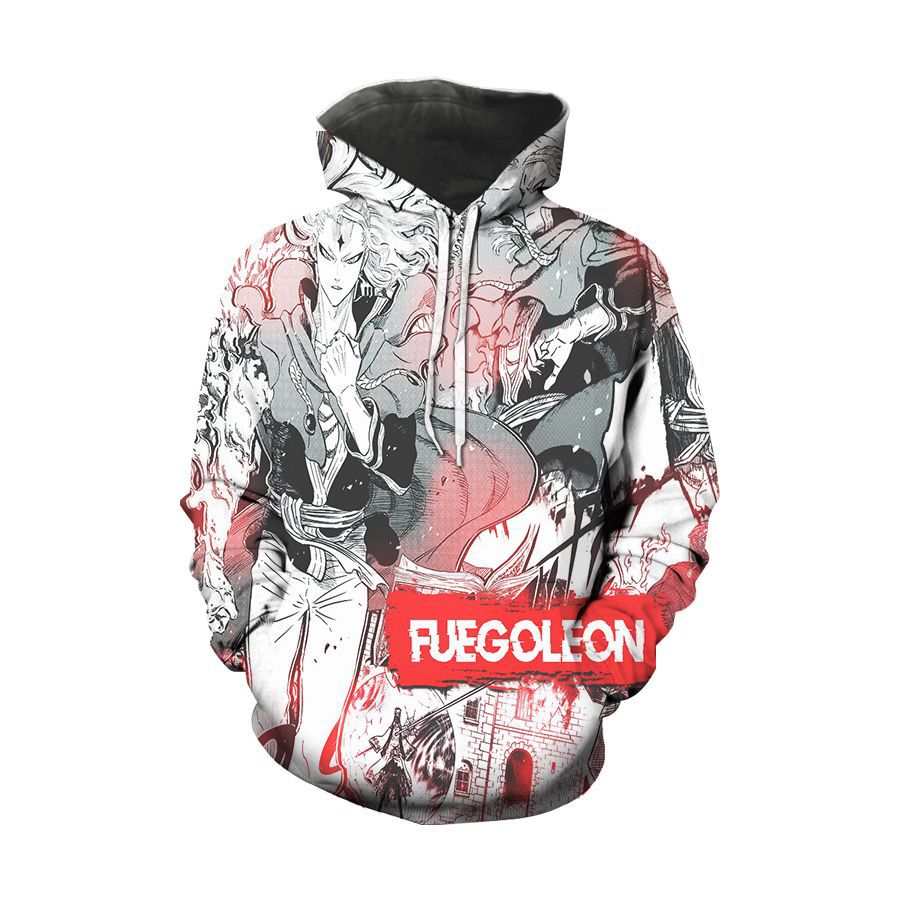 Unisex Anime 3D Print Pullover Hoodie