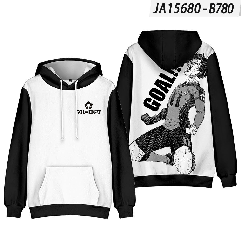 Trendy Anime Digital Print Cosplay Hoodie