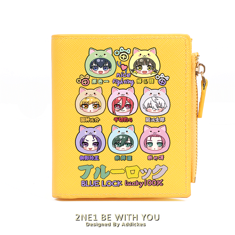 Manga Anime PU Zipper Wallet