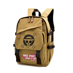 Trendy Anime Canvas Backpack