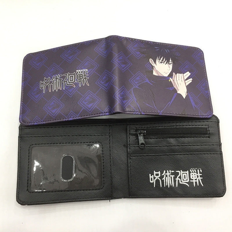 Trendy Anime Printed PU Leather Wallet