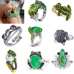 Chic Frog Shape Ring Jewelry