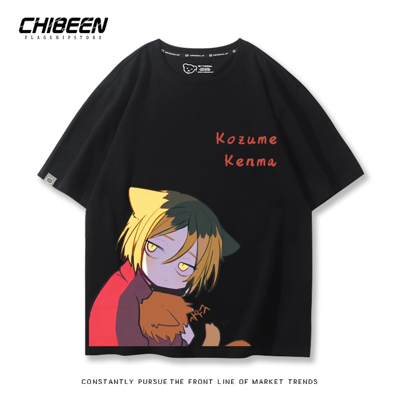 Kenma Graphic Print Short Sleeve T-Shirt