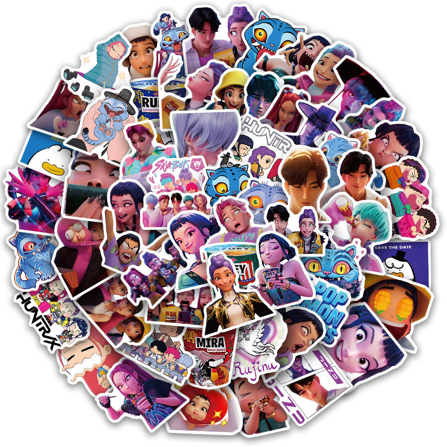 60PCS KPDH Graffiti Stickers