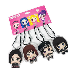AE Cartoon Doll Acrylic Pendant Accessories Set