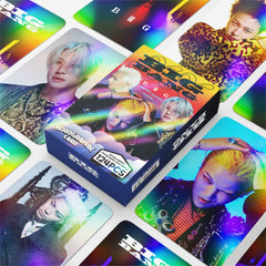 124PCS BB BiiiG Holographic Photo Card Sticker