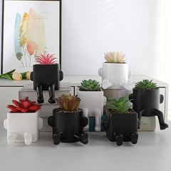 Funny Human Shaped Ceramic Pots