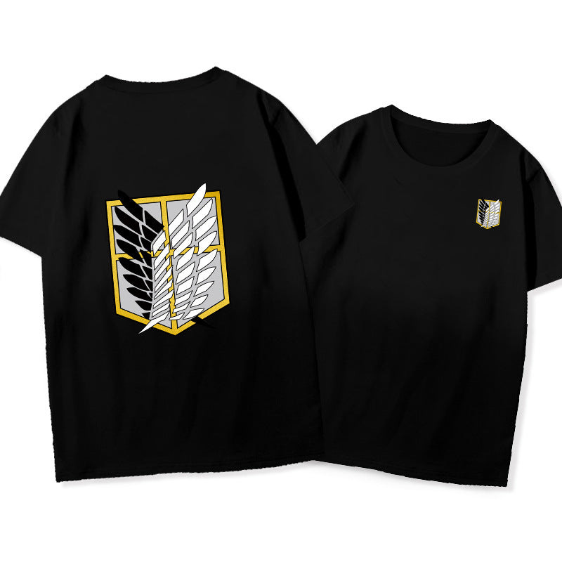 Wings of Freedom Short Sleeve Crew Neck T-shirt