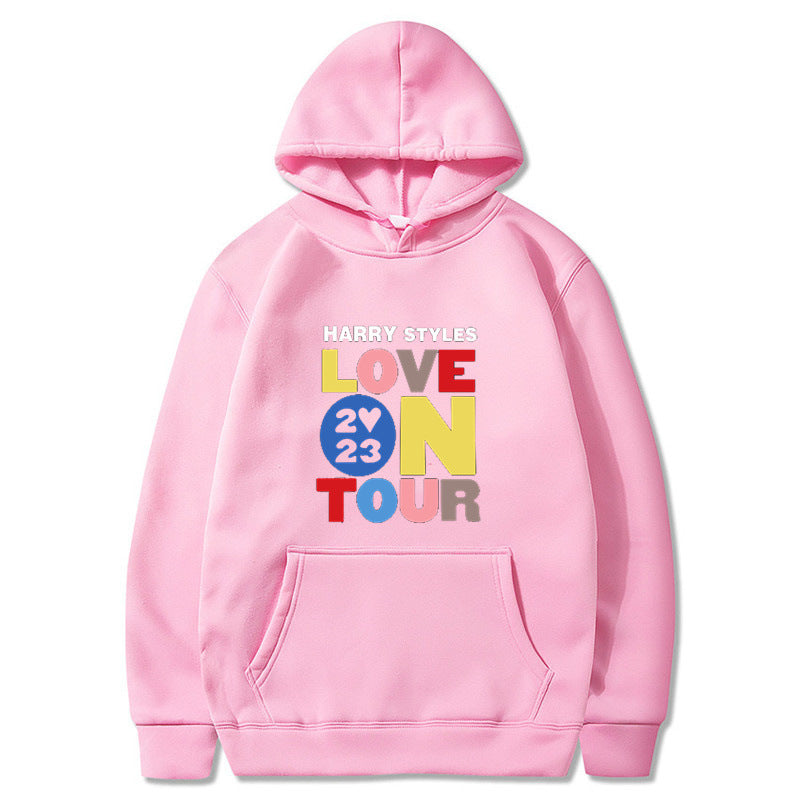 Unisex Love on Tour Casual Pullover Hoodie