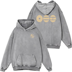 Vintage BANGTAN LOGO Casual Cotton Washed Hoodie