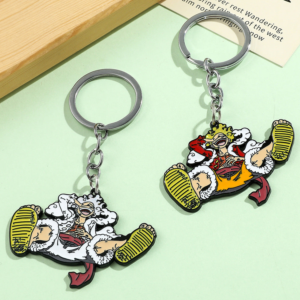 Trendy Anime Luffy Keychain Pendant