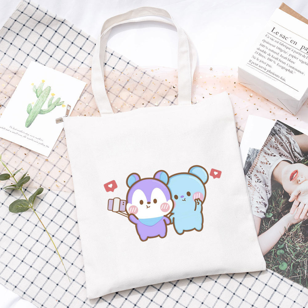 Cute Kpop Cartoon Shoulder Bag