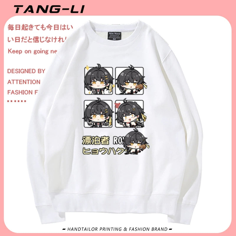 Unisex Game Pattern Crew Neck Sweatshirt
