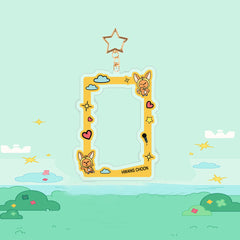 KPOP Acrylic Cartoon Card Cover Keychain