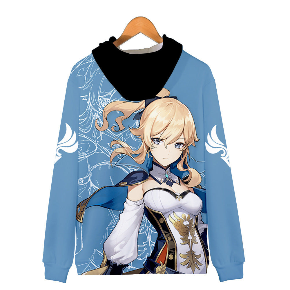 Unisex Game 3D Print Relaxed Fit Hoodie