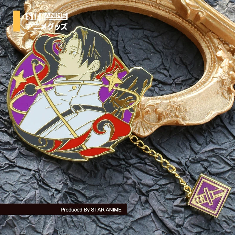 Exquisite Anime Metal Badge Pendant