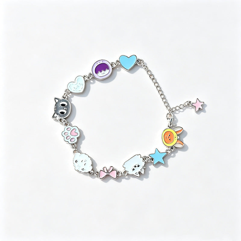 TXT Star Doll Charm Bracelet