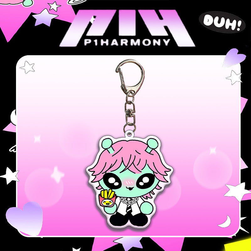 P1H Cartoon Keychain Pendant