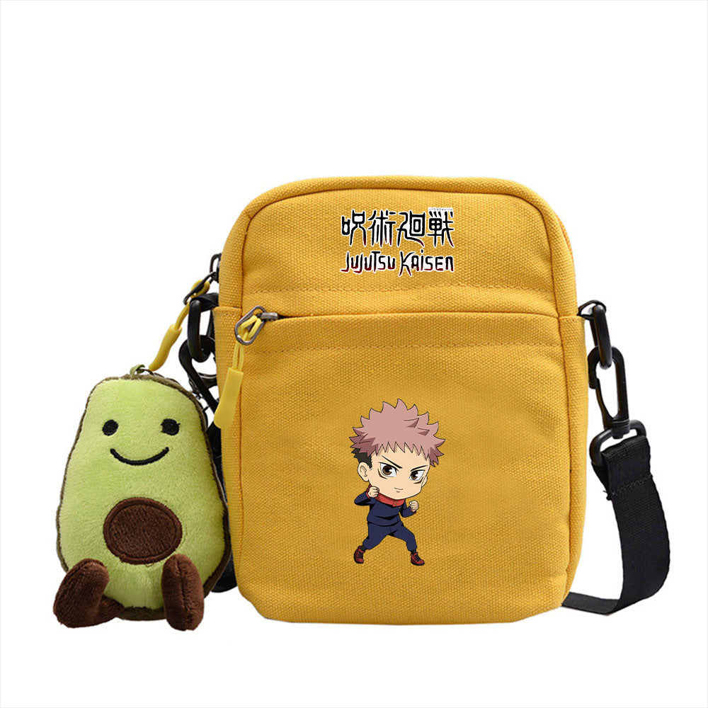 Casual Cartoon Anime Canvas Shoulder Bag