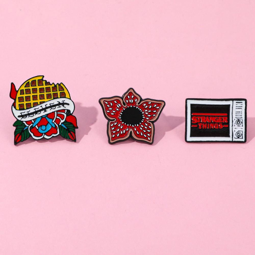Versatile ST Metal Badge Brooch