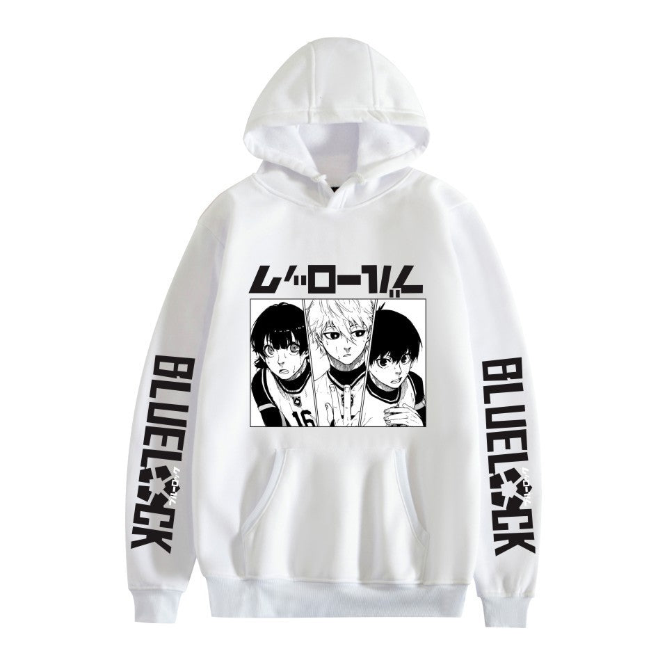 Unisex Anime Pattern Print Casual Loose Hoodie