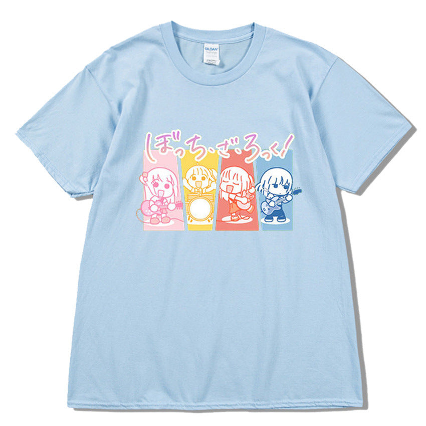 Lovely Girls Gotoh Hitori Short Sleeve Cos T-shirt