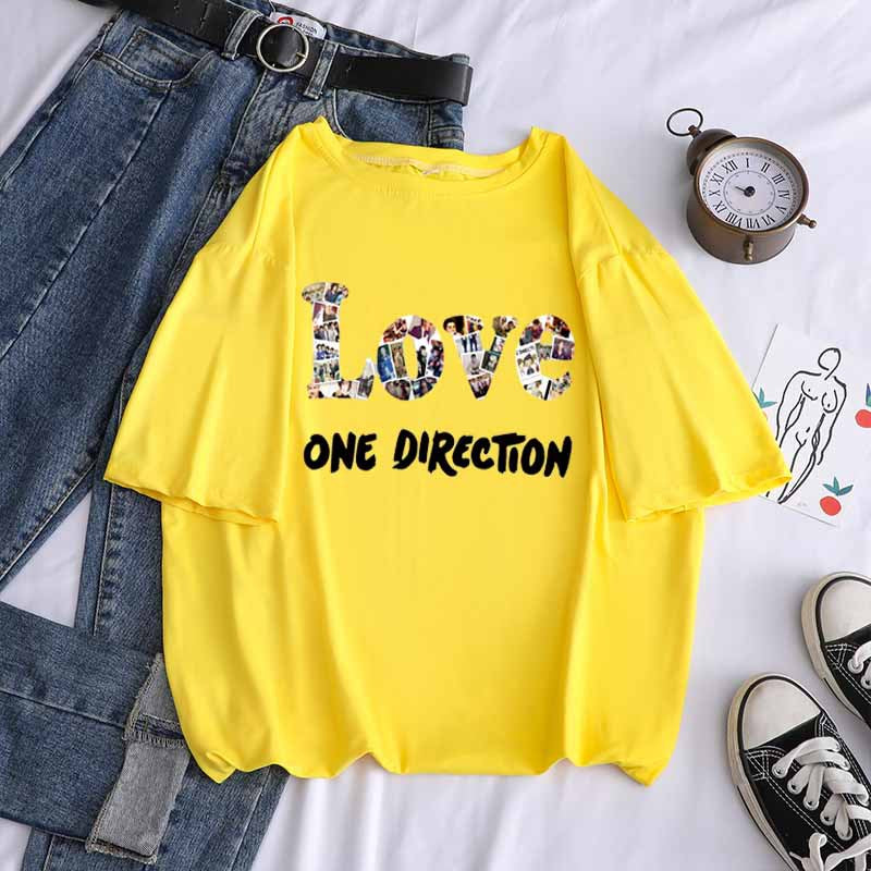 Women's 1D LOVE Crew Neck Short Sleeve T-Shirt