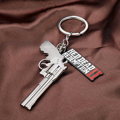 Game Pistol Model Keychain Necklace