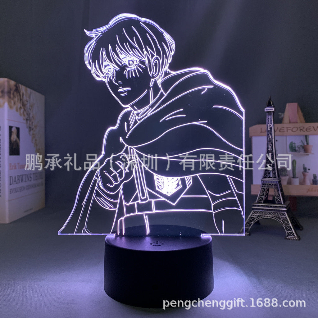 Colorful Anime Acrylic 3d Night Light