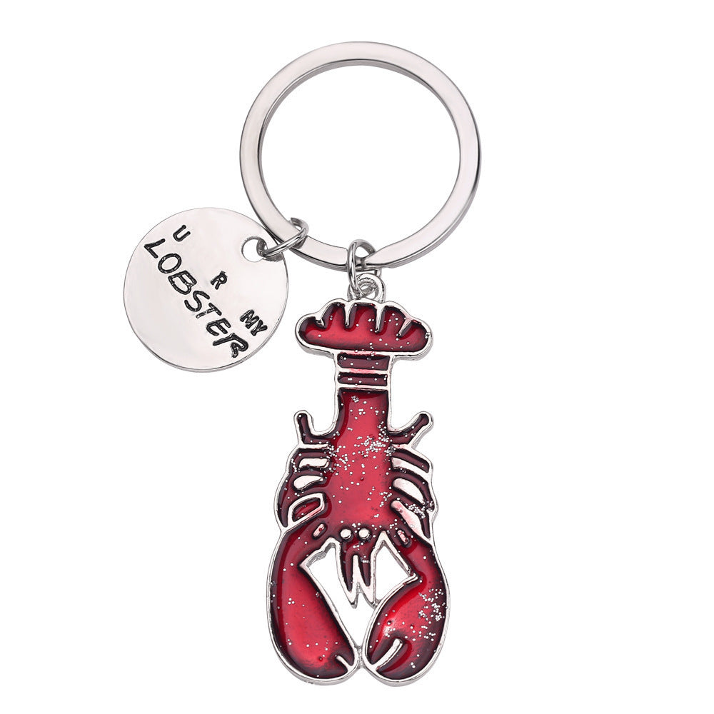 Friends U R My Lobster Keychain Pendant