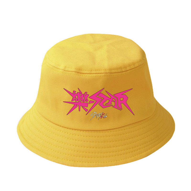 Trendy KPOP Star Personalized Logo Bucket Hat