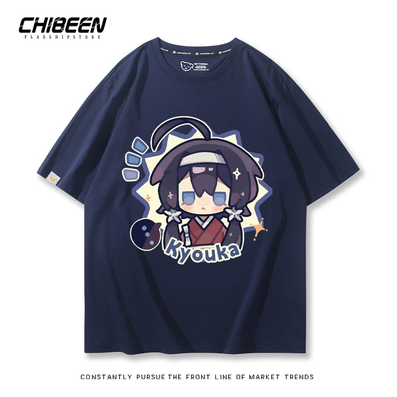 Versatile Dazai Anime Short Sleeve Top