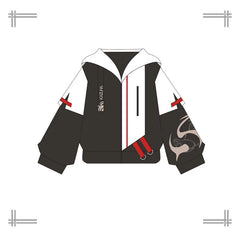 Trendy Game Cosplay Jacket Sweater Trousers Set