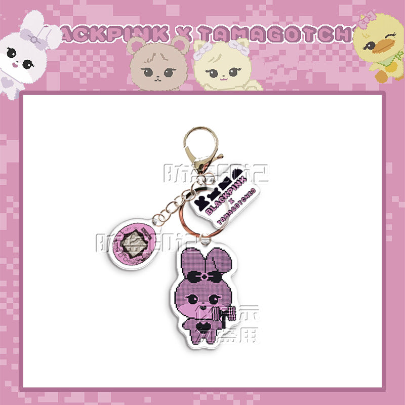 Jennie LISA ROSE Acrylic Pendant Keychain