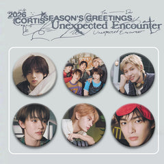 CORTIS 2026 Badge Mirror Keychain Pendant