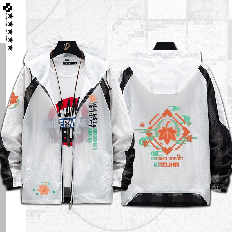 Unisex Game Logo Print Sunscreen Jacket