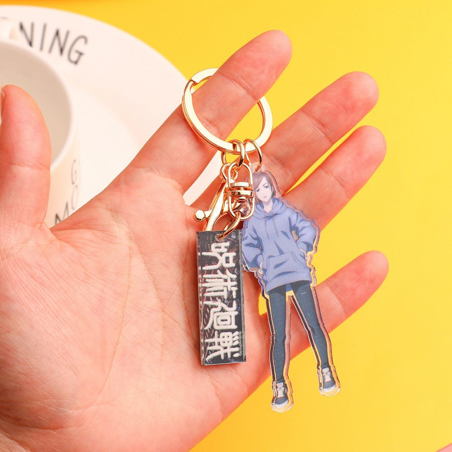 Chic Anime Acrylic Keychain Pendant