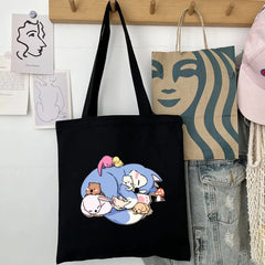 Cute Kpop Printed Canvas Shoulder Bag