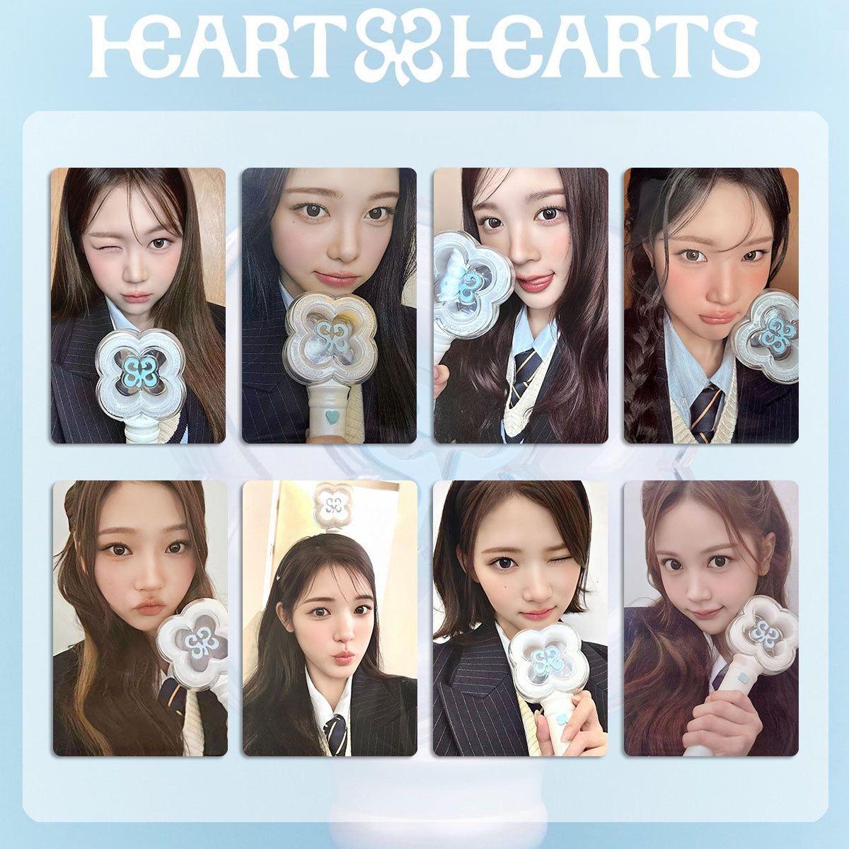 H2H LIGHTSTICK Photocard Set