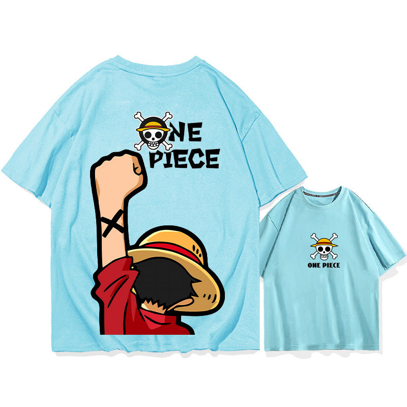 Trendy Men's Luffy Short-sleeved T-shirt