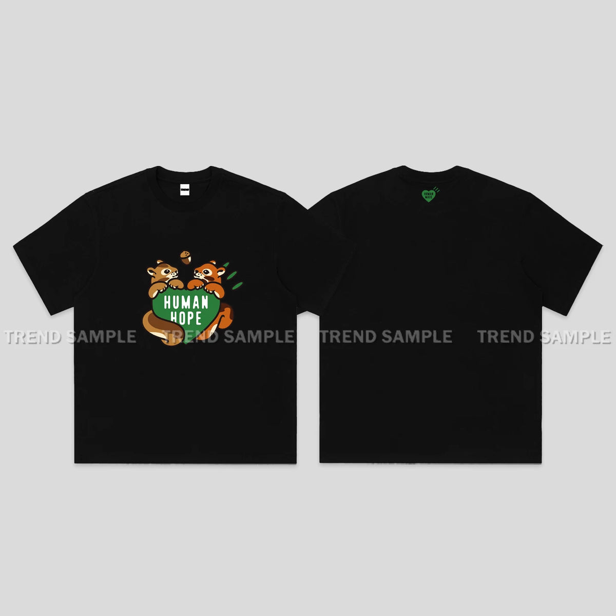JHOPE HUMAN HOPE Printed Short-sleeved Top