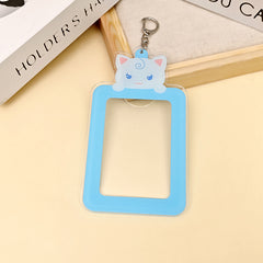 æ Karina Giselle Winter Ninging Acrylic Cartoon Card Holder Keychain
