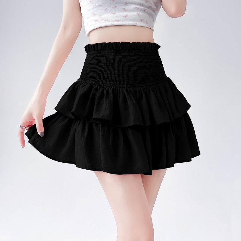 Girls' Fairy Double Cake Lace Skirt